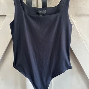 House of Harlow 1960 Ribbed Thong Bodysuit